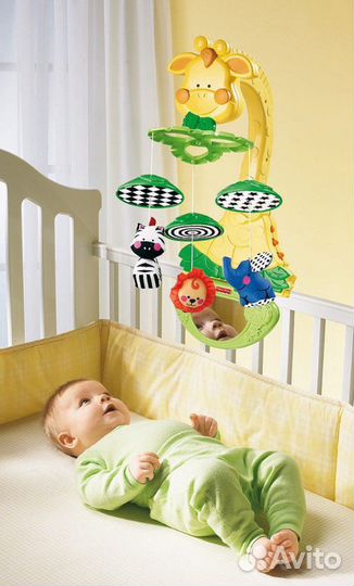 Мобиль музыкальный на кроватку Fisher-price
