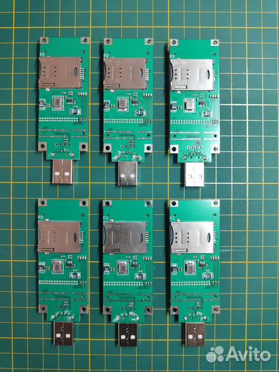Адаптер Mini PCI-E c SIM-картой на USB