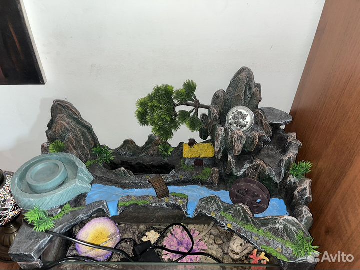 Аквариум фонтан
