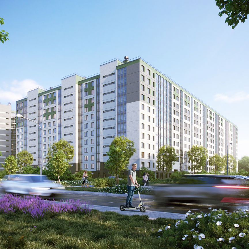 2-к. квартира, 57 м², 6/12 эт.