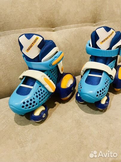 Детские 4-х колесные роликовые коньки