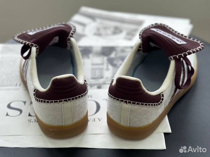 Кроссовки Adidas Samba Wales Bonner White Ponny