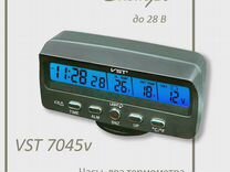Автомобильные часы, термометр VST 7045V
