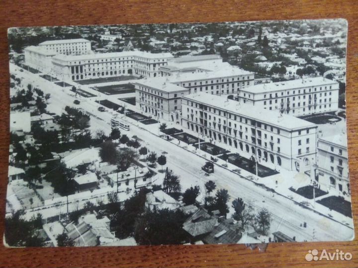 Открытка Бухарест 50х, календарь, купон