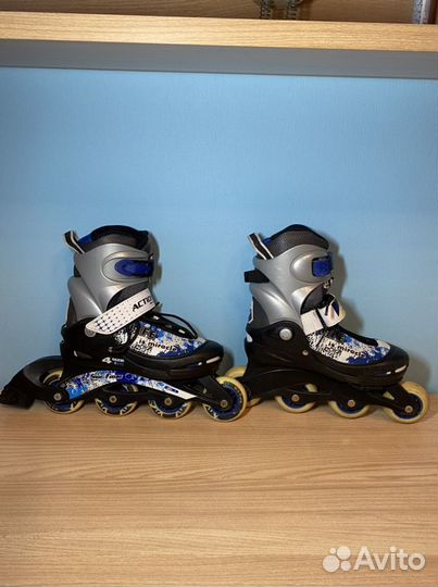 Роликовые коньки детские раздвижные