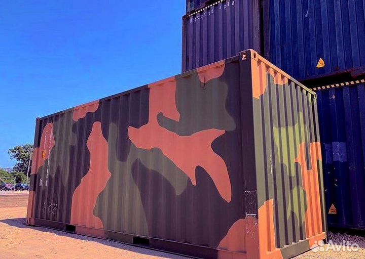 Морской контейнер 20 футов camo