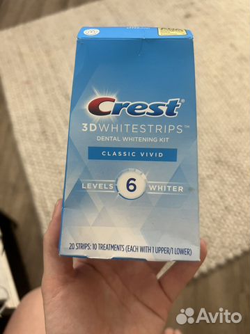 Отбеливающие полоски для зубов Crest