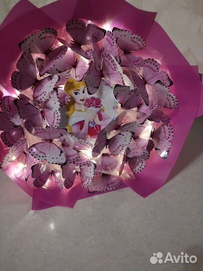 Букет из бабочек с принцессой В наличии