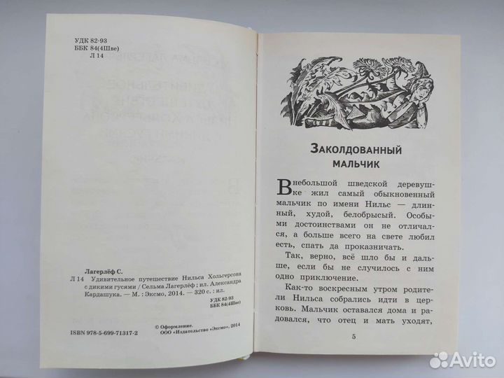 Путешествие Нильса с дикими гусями. С. Лагерлёф