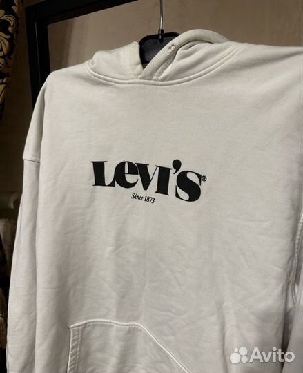 Худи levis белое