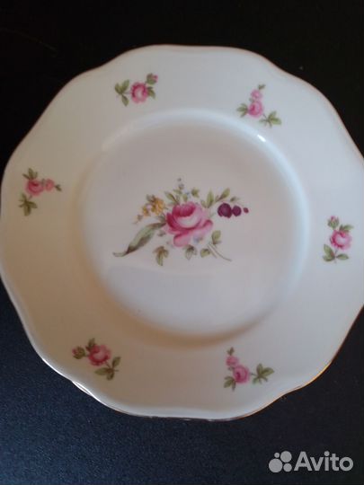 Тарелки Мейсенский букет. Чехословакия, Богемия