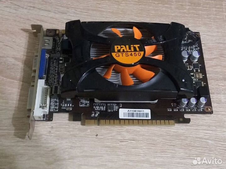 Видеокарта gts 450 1gb