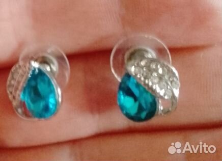 Серьги Листочки