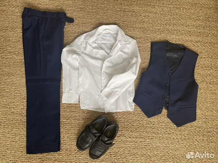 Школьная форма stenser + рубашка + ботинки