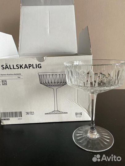 Бокалы тарелки графин Икеа Сэлльскаплиг
