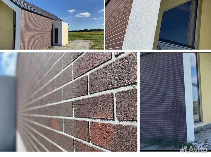 Фасадные акриловые панели сланец