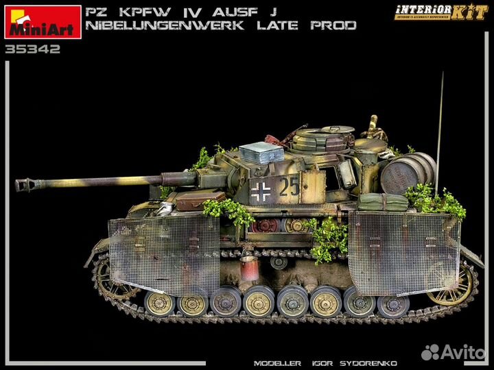 MA35342 Немецкий танк Pz.Kpfw.IV Ausf. J Nibelung