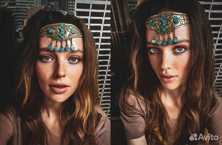 Тика диадема тиара корона бохо ретро винтаж