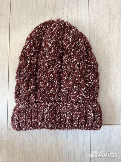 Шапка зимняя женская вязанная