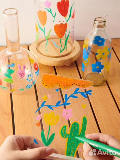 Акриловые маркеры Mideer, 12 шт