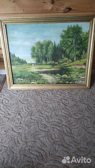 Картина маслом живопись пейзаж