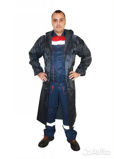 Плащ нейлоновый новый дождевик 48-50