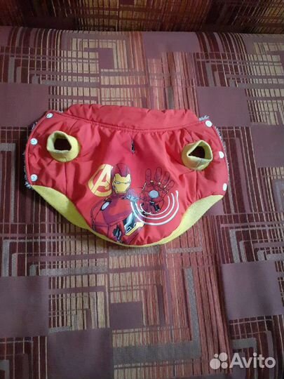 Курточка и новая футболка Beach голубая