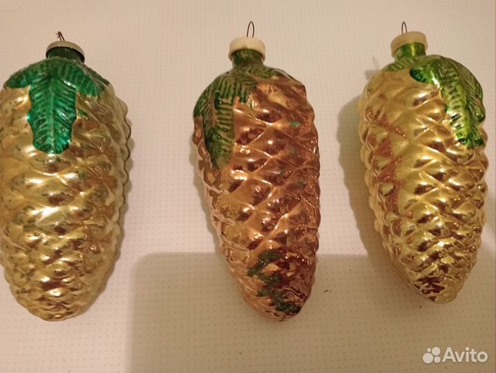 Шишки большие СССР на елку