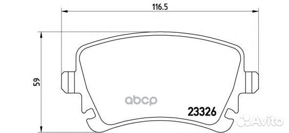 P85083 897 11FVR1644897 11908 011BSX колодк