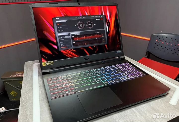 Acer 15.6/144 R5-5600H 6/12 RTX3060/6 16/512Гб