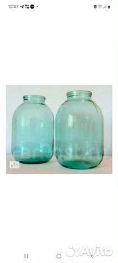 Банки стеклянные 3 литра бу