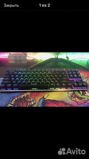 Механическая клавиатура Zet gaming blade pro