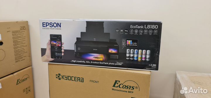 Мфу А3/А4 цветной струйный принтер Epson L8180