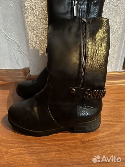 Сапоги зимние натуральные, размер 36