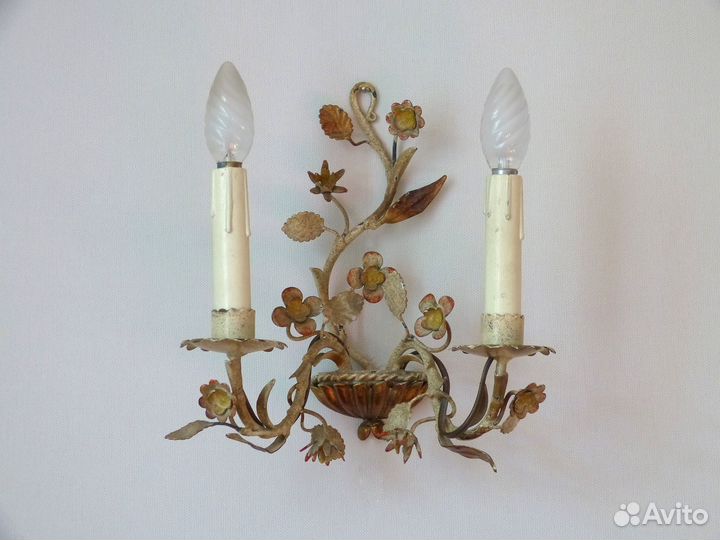 Старинные бра из Италии. 4 шт