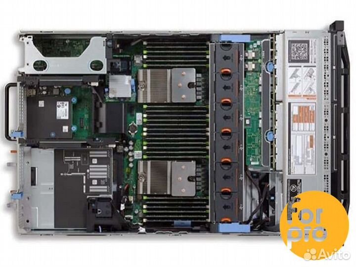 Сервер dell R720 8LFF 2xE5-2690v2 320GB, H710