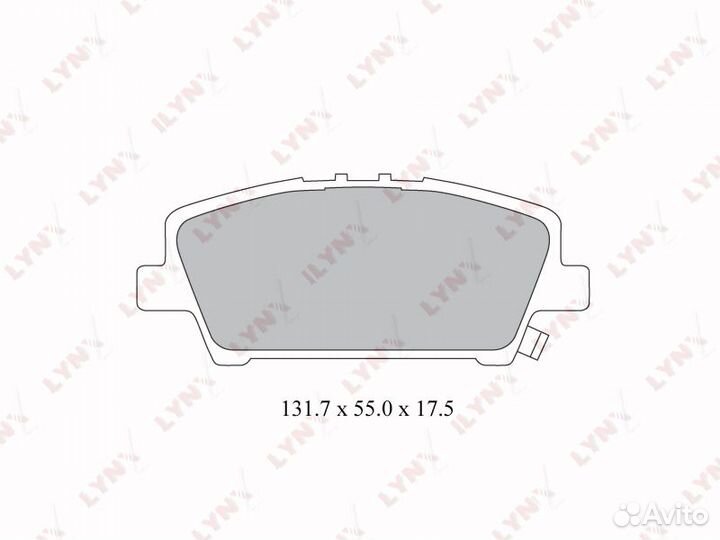 Колодки тормозные дисковые