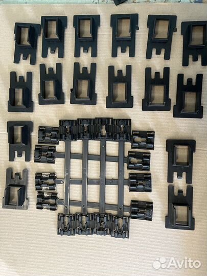 Кронштейн клипса порога Chevrolet Niva, 8 штучек