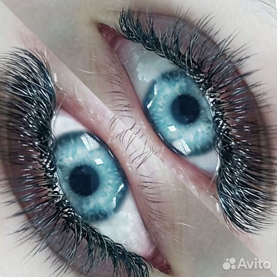 Наращивание ресниц/Оформление бровей