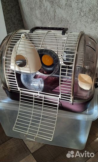 Клетка для хомяка (с функцией переноски)