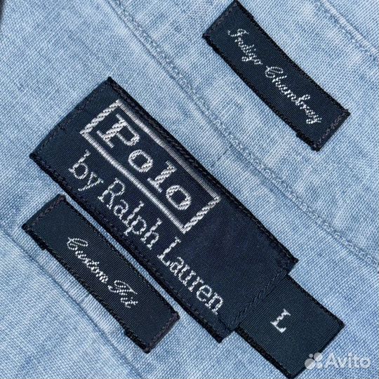 Рубашка Polo Ralph Lauren Indigo Chambray