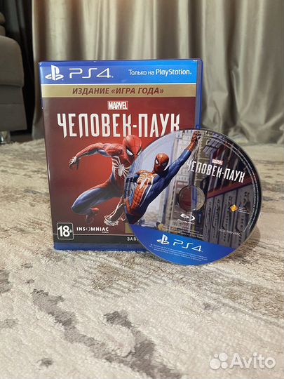 Игра для PS4 человек паук