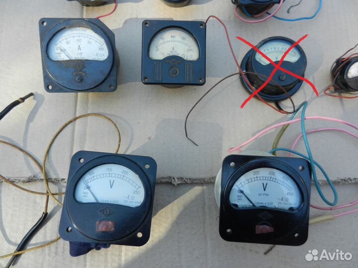 Вольтметры, амперметры, омметр, СССР