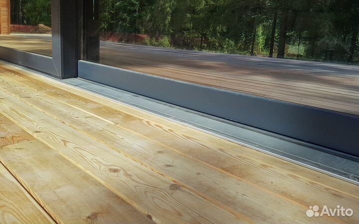 Панорамные окна под ключ. Оконные порталы