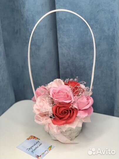 Букеты из мыльных цветов на 1 сентября