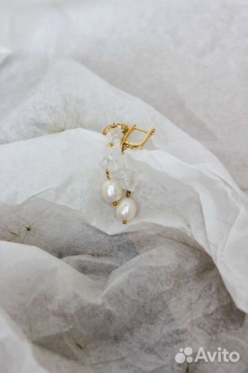 Чокер ожерелье серьги