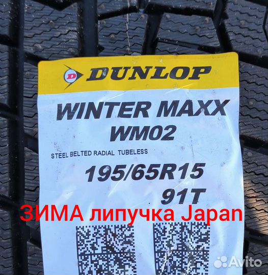 Dunlop Winter Maxx WM02 195/65 R15 91T