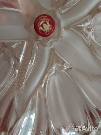 Walther glas Sylvia тарелка блюдо новое