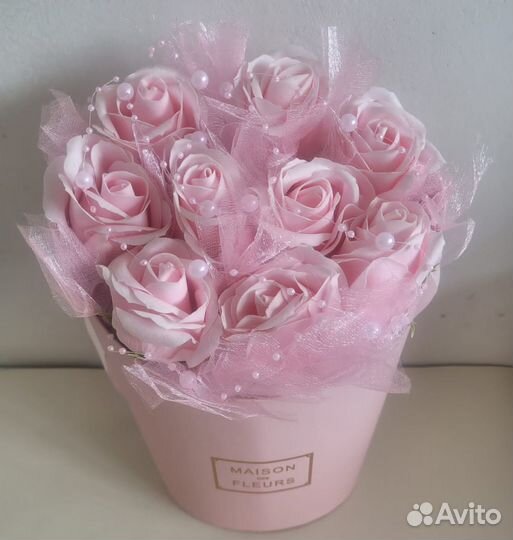 Букет цветов из мыла