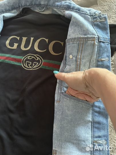 Жилет джинсовый рост 140